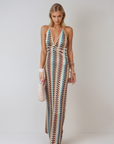 Women's Modern Backless Maxi Dress
