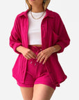 Women's Lounge-Ready Oversized Two-Piece Set