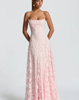 Stella | Elegant Fit Wedding Guest Maxi Dress
