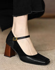 Women's Stylish Square Toe Heels