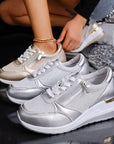 Women's Polished Platform Sneakers