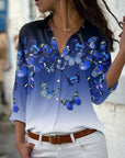 Women's Polished Printed Blouse