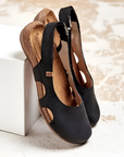 Maya | T-Strap Cutout Sandals