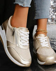 Women's Polished Platform Sneakers