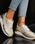 Women's Polished Platform Sneakers