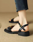 Women's Elegant Square Toe Sandals