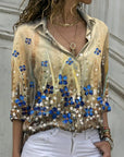 Women's Polished Printed Blouse
