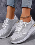 Women's Polished Platform Sneakers