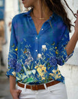 Women's Polished Printed Blouse