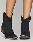 Women's Minimal Ankle Cowboy Boots