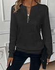 Women's Modern Cable Knit Sweater