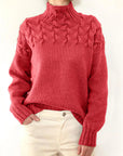 Women's Layered Turtleneck Turtleneck Sweater
