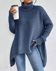 Women's Soft Knitted Turtleneck Sweater