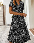 Women's Flowy Printed Midi Dress