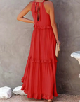 Women's Refined Ruched Maxi Dress