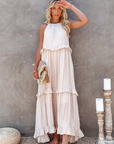 Women's Refined Ruched Maxi Dress