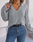 Women's Layered V-Neck Sweater