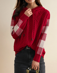 Women's Neat Hooded Sweater