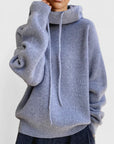 Women's Layered Knitted Hoodie
