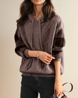 Women's Neat Hooded Sweater