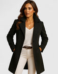 Women's Simple Buttoned Coat