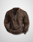 Men’s Zipped Structured Sweater