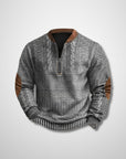 Men’s Zipped Structured Sweater