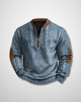 Men’s Zipped Structured Sweater