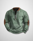 Men’s Zipped Structured Sweater