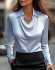 Women's Soft Satin Blouse
