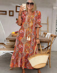 Women's Comfortable Layered Maxi Dress