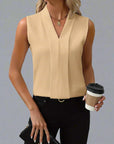 Women's Smart V-Neck Blouse