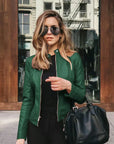 Women's Elegant Zip-Up Jacket