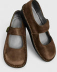 Lola | Suede Snap Button Mary Janes