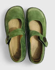 Lola | Suede Snap Button Mary Janes