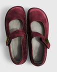 Lola | Suede Snap Button Mary Janes