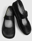 Lola | Suede Snap Button Mary Janes