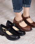Women's Versatile Block Heel Shoes