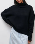 Women's Relaxed Oversized Turtleneck Sweater