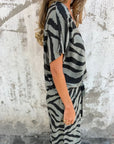 Vera | Zebra Print Pants Set
