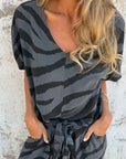 Vera | Zebra Print Pants Set