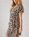 Women's Polished Printed Mini Dress