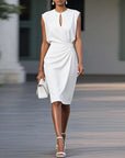 Anna | Short Sleeve Midi Dress