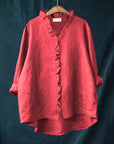 Women's Feminine Buttoned Blouse