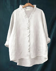 Women's Feminine Buttoned Blouse