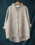 Women's Feminine Buttoned Blouse