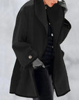Women's Elegant Buttoned Coat