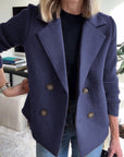 Women's Versatile Knitted Blazer