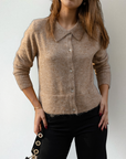 Women's Warm Buttoned Cardigan