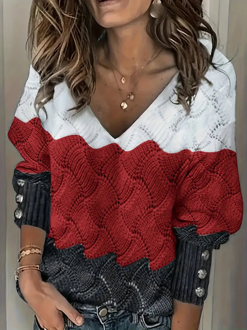 Women's Soft V-Neck Sweater